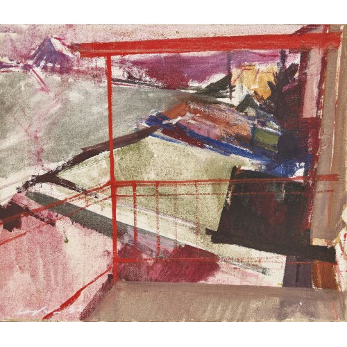 ERNST) COGHUF (EIGTL. STOCKER : 'Le Balcon II' (DOBIASCHOFSKY AUKTIONEN AG)