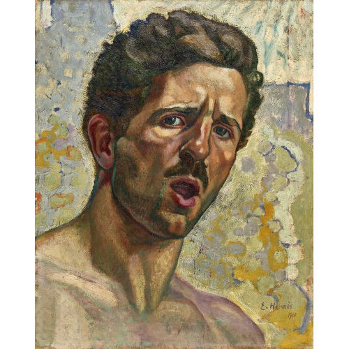ERICH HERM�S : 'Autoportrait' (DOBIASCHOFSKY AUKTIONEN AG)