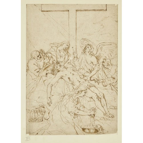 ANTON VAN DEN HEUVEL : Beweinung Christi (DOBIASCHOFSKY AUKTIONEN AG)