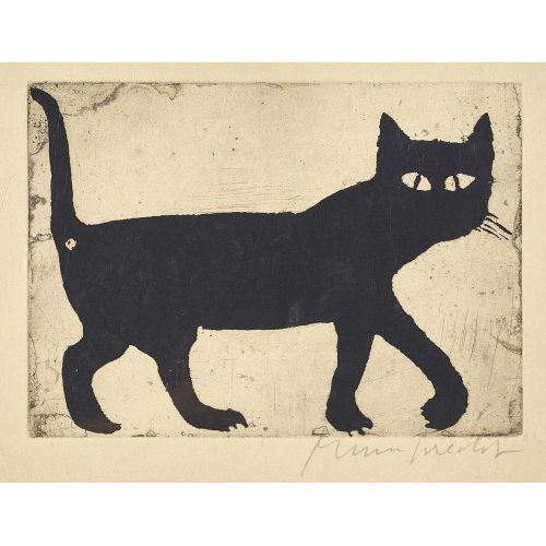 RUDOLF MUMPRECHT : 'Petit chat en promenade' (DOBIASCHOFSKY AUKTIONEN AG)