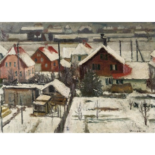 FRED STAUFFER : 'Schneelandschaft' (DOBIASCHOFSKY AUKTIONEN AG)