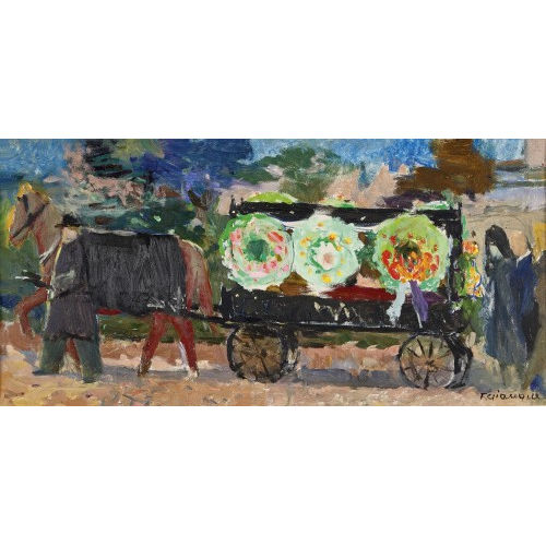 FERNAND GIAUQUE : 'Le petit enterrement' (DOBIASCHOFSKY AUKTIONEN AG)