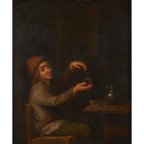 PIETER HERMANSZ. VERELST : Sitzender Mann mit gef�lltem Glas (DOBIASCHOFSKY AUKTIONEN AG)