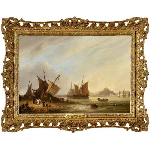 FREDERICK CALVERT : 'St. Michael's Mount, Cornwall' (DOBIASCHOFSKY AUKTIONEN AG)