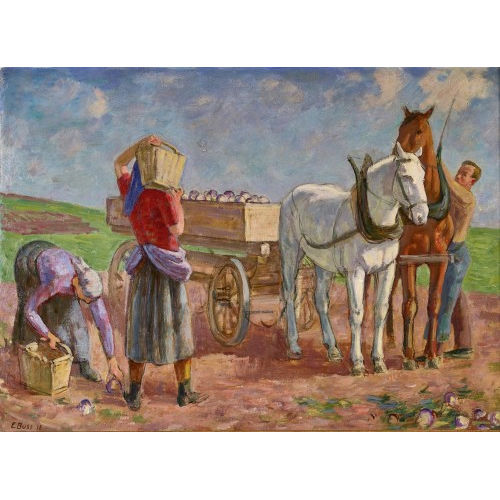 EDUARD BOSS : 'R�benernte' (DOBIASCHOFSKY AUKTIONEN AG)