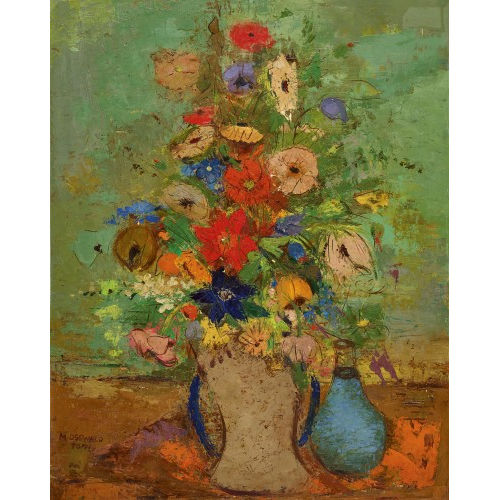 MARGHERITA OSSWALD-TOPPI : Blumenstrauss in Vase (DOBIASCHOFSKY AUKTIONEN AG)