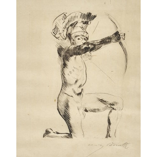 LOVIS CORINTH : 'Bogensch�tze' (DOBIASCHOFSKY AUKTIONEN AG)