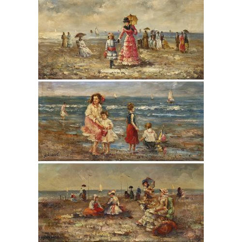 SCHUBERT : Drei Strandszenen (DOBIASCHOFSKY AUKTIONEN AG)