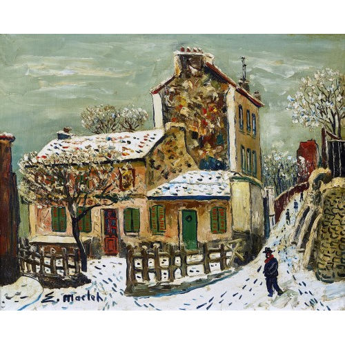 ELIS�E MACLET : Le Lapin Agile � Montmartre en hiver (DOBIASCHOFSKY AUKTIONEN AG)