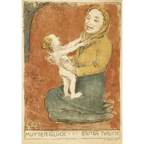 CUNO AMIET : 'Muttergl�ck' (DOBIASCHOFSKY AUKTIONEN AG)