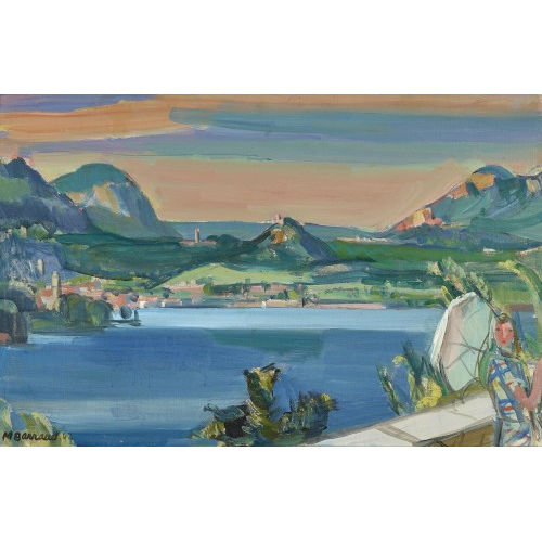 MAURICE BARRAUD : 'Porto Ceresio' (DOBIASCHOFSKY AUKTIONEN AG)