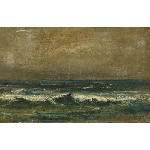 GUSTAVE COURBET : La vague (DOBIASCHOFSKY AUKTIONEN AG)