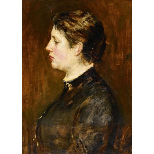 19. JH. FRANKREICH : Portr�t einer Dame im Profil (DOBIASCHOFSKY AUKTIONEN AG)