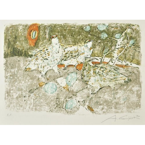 ALOIS CARIGIET : Schneeh�hner (DOBIASCHOFSKY AUKTIONEN AG)