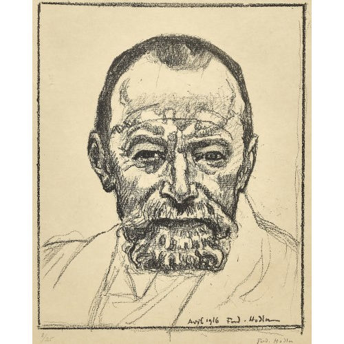 FERDINAND HODLER : Selbstbildnis (DOBIASCHOFSKY AUKTIONEN AG)
