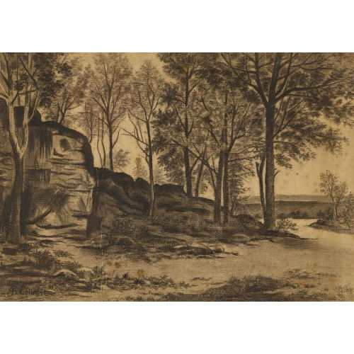 GUSTAVE COURBET : Paysage (DOBIASCHOFSKY AUKTIONEN AG)