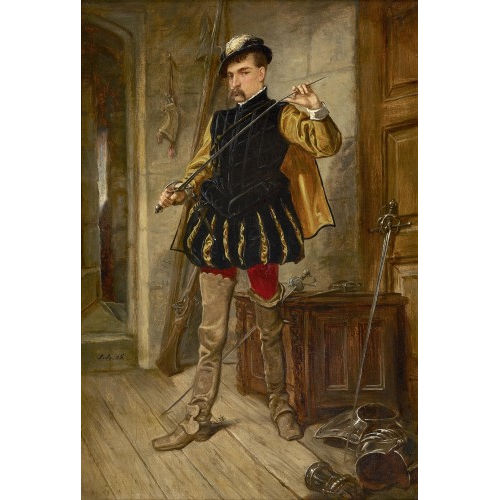 FERDINAND ROYBET : Le mousquetaire (DOBIASCHOFSKY AUKTIONEN AG)