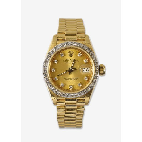 ROLEX : Damenarmbanduhr 'Oyster Perpetual, Datejust' (DOBIASCHOFSKY AUKTIONEN AG)