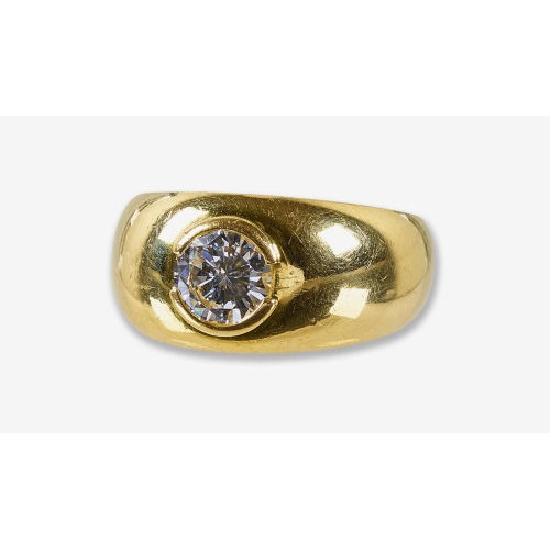 SOLITAIRE-RING : (DOBIASCHOFSKY AUKTIONEN AG)
