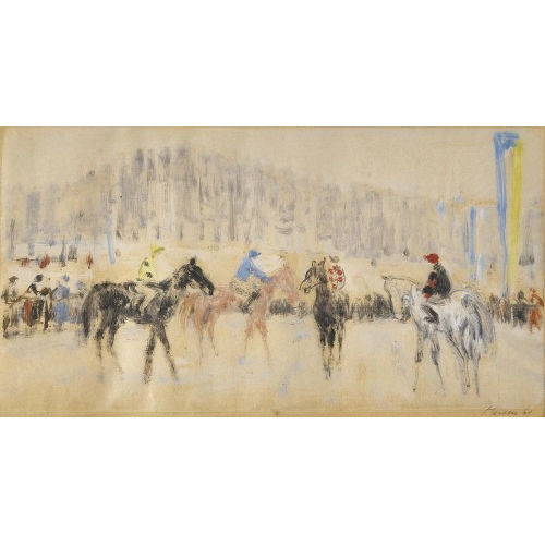 LEONHARD MEISSER : Polospieler (DOBIASCHOFSKY AUKTIONEN AG)