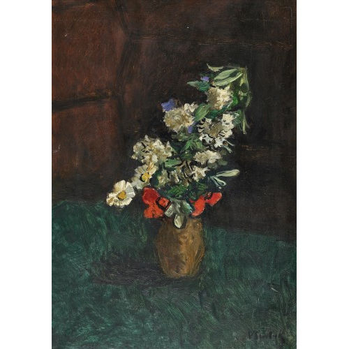 VICTOR SURBEK : Blumenstillleben (DOBIASCHOFSKY AUKTIONEN AG)