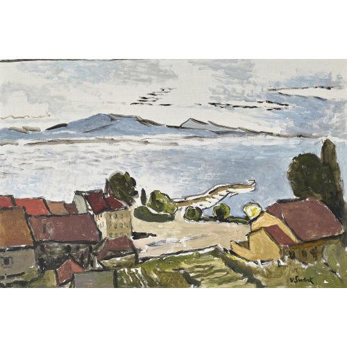 VICTOR SURBEK : Seelandschaft (DOBIASCHOFSKY AUKTIONEN AG)