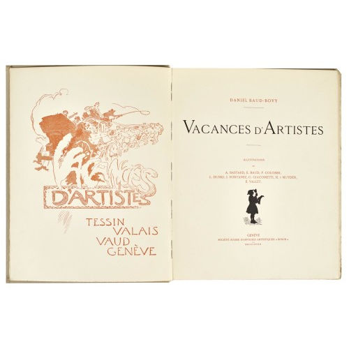 DANIEL BAUD-BOVY : 'Vacances d'artistes' (DOBIASCHOFSKY AUKTIONEN AG)
