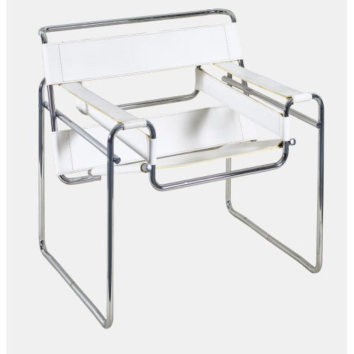 MARCEL LAJOS BREUER : Armlehnsessel 'B3 - Wassily' (DOBIASCHOFSKY AUKTIONEN AG)