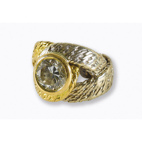 SOLITAIRE-RING : (DOBIASCHOFSKY AUKTIONEN AG)