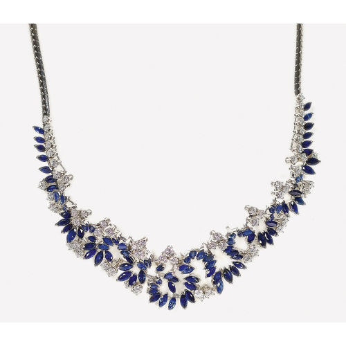 SAPHIR-DIAMANT-COLLIER : G�belin, Luzern (DOBIASCHOFSKY AUKTIONEN AG)