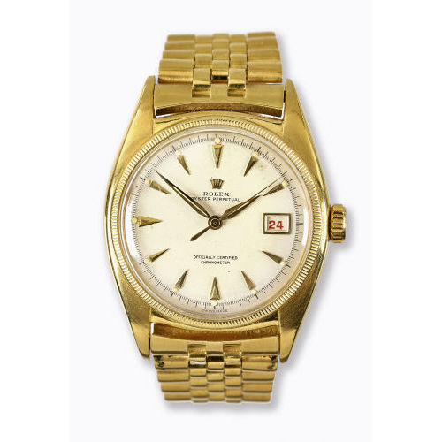 ROLEX : Herrenarmbanduhr 'Oyster Perpetual Chronometer' (DOBIASCHOFSKY AUKTIONEN AG)