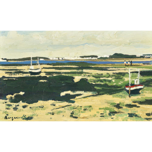 GEORGES BORGEAUD : 'Mar�e basse. Bretagne' (DOBIASCHOFSKY AUKTIONEN AG)