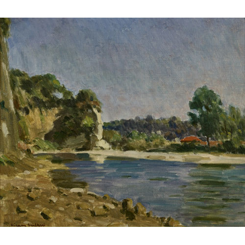 ERNEST HIRAM BR�LHART : 'Bords de Sarine' (DOBIASCHOFSKY AUKTIONEN AG)