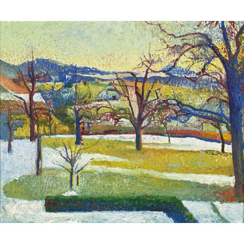 CUNO AMIET : 'Fliehender Schnee' (DOBIASCHOFSKY AUKTIONEN AG)