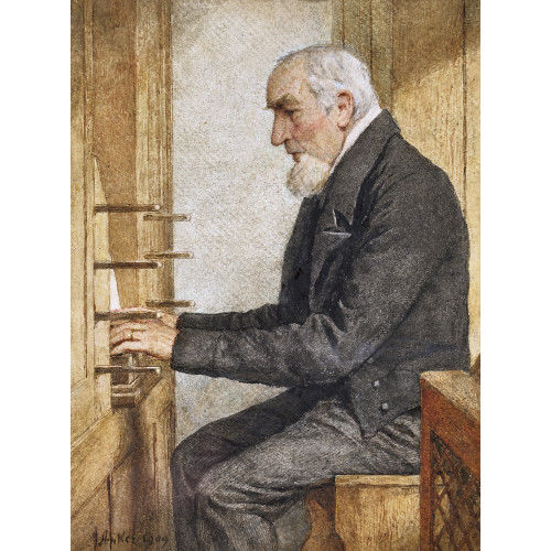ALBERT ANKER : Der Organist (DOBIASCHOFSKY AUKTIONEN AG)