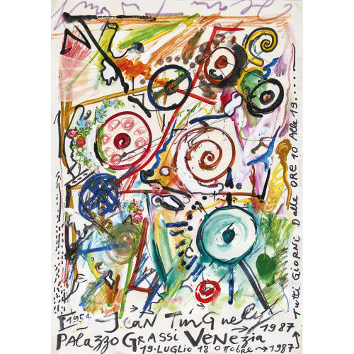 JEAN TINGUELY : 'Palazzo Grassi Venezia 19 Luglio 18 Ottobre 1987' (DOBIASCHOFSKY AUKTIONEN AG)