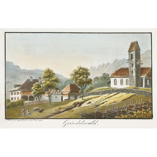 JAKOB SAMUEL WEIBEL : 'Grindelwald' (DOBIASCHOFSKY AUKTIONEN AG)