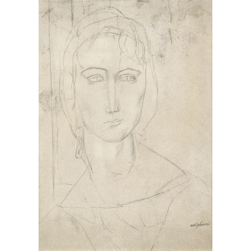AMEDEO MODIGLIANI : 'Portrait d'une jeune femme' (DOBIASCHOFSKY AUKTIONEN AG)
