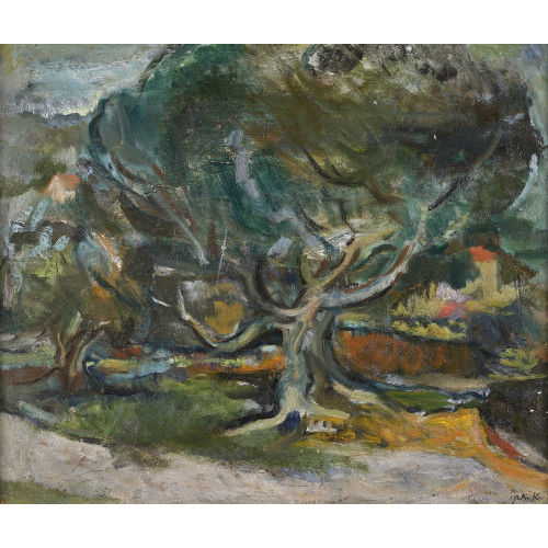 AHORN AVNI : Landschaft mit B�umen (DOBIASCHOFSKY AUKTIONEN AG)