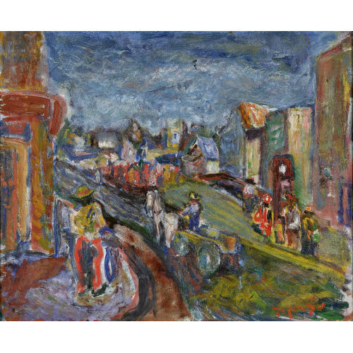 YEHIEL KRIZE : Strassenszene (DOBIASCHOFSKY AUKTIONEN AG)