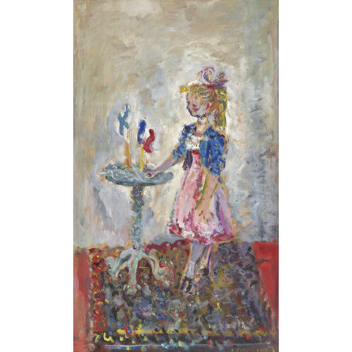 CONSTANTIN TERECHKOVITCH : Portrait de la fille de l'artiste (DOBIASCHOFSKY AUKTIONEN AG)