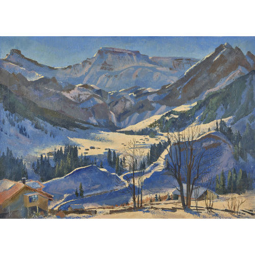 ALFRED HENRI K�NIG : 'Wintermorgen' (DOBIASCHOFSKY AUKTIONEN AG)
