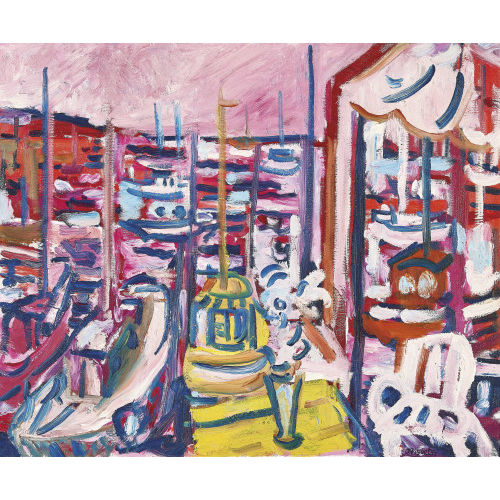 JEAN-LOUIS PIGUET : Le port (DOBIASCHOFSKY AUKTIONEN AG)