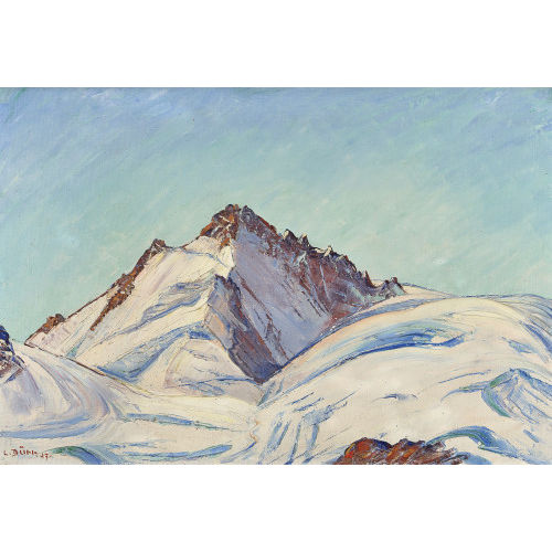 LOUIS D�RR : Vergletscherter Berggipfel (DOBIASCHOFSKY AUKTIONEN AG)