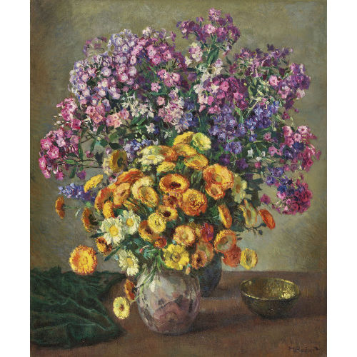 HENRI MARCEL ROBERT : 'Soucis et Phlox' (DOBIASCHOFSKY AUKTIONEN AG)