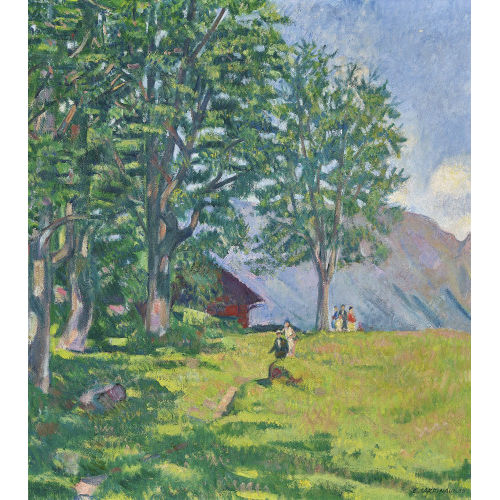 EMIL CARDINAUX : 'Berglandschaft' (DOBIASCHOFSKY AUKTIONEN AG)
