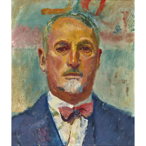 CUNO AMIET : Selbstbildnis (DOBIASCHOFSKY AUKTIONEN AG)