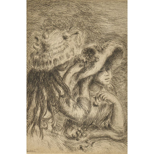 PIERRE-AUGUSTE RENOIR : 'Le chapeau �pingl�' (DOBIASCHOFSKY AUKTIONEN AG)