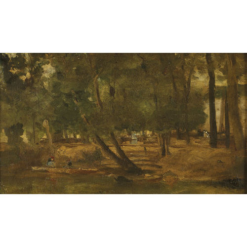 PAUL D�SIR� TROUILLEBERT : Am Flussufer (DOBIASCHOFSKY AUKTIONEN AG)