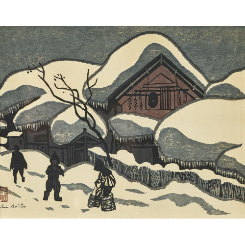 KIYOSHI SAITO : 'Winter in Aizu' (DOBIASCHOFSKY AUKTIONEN AG)